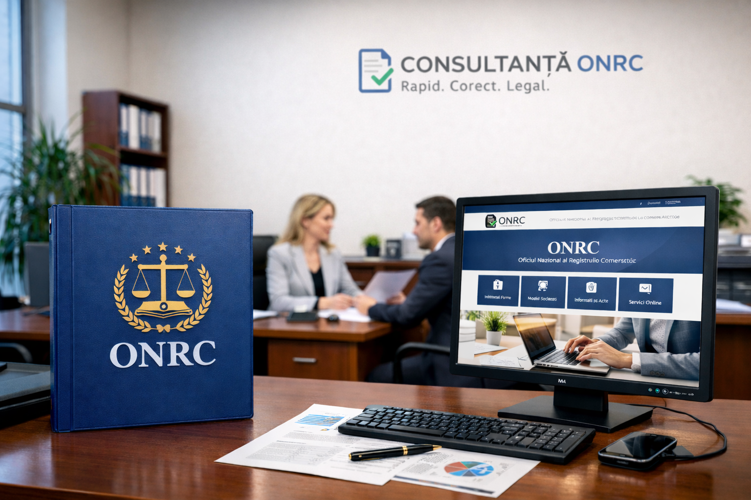 Consultanță ONRC la nivel național. 100 % ONLINE